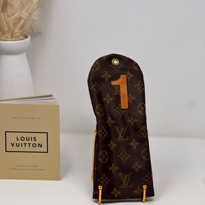 💯 Authentic LOUIS VUITTON Golf Club Headcovers Pouch For Number 1